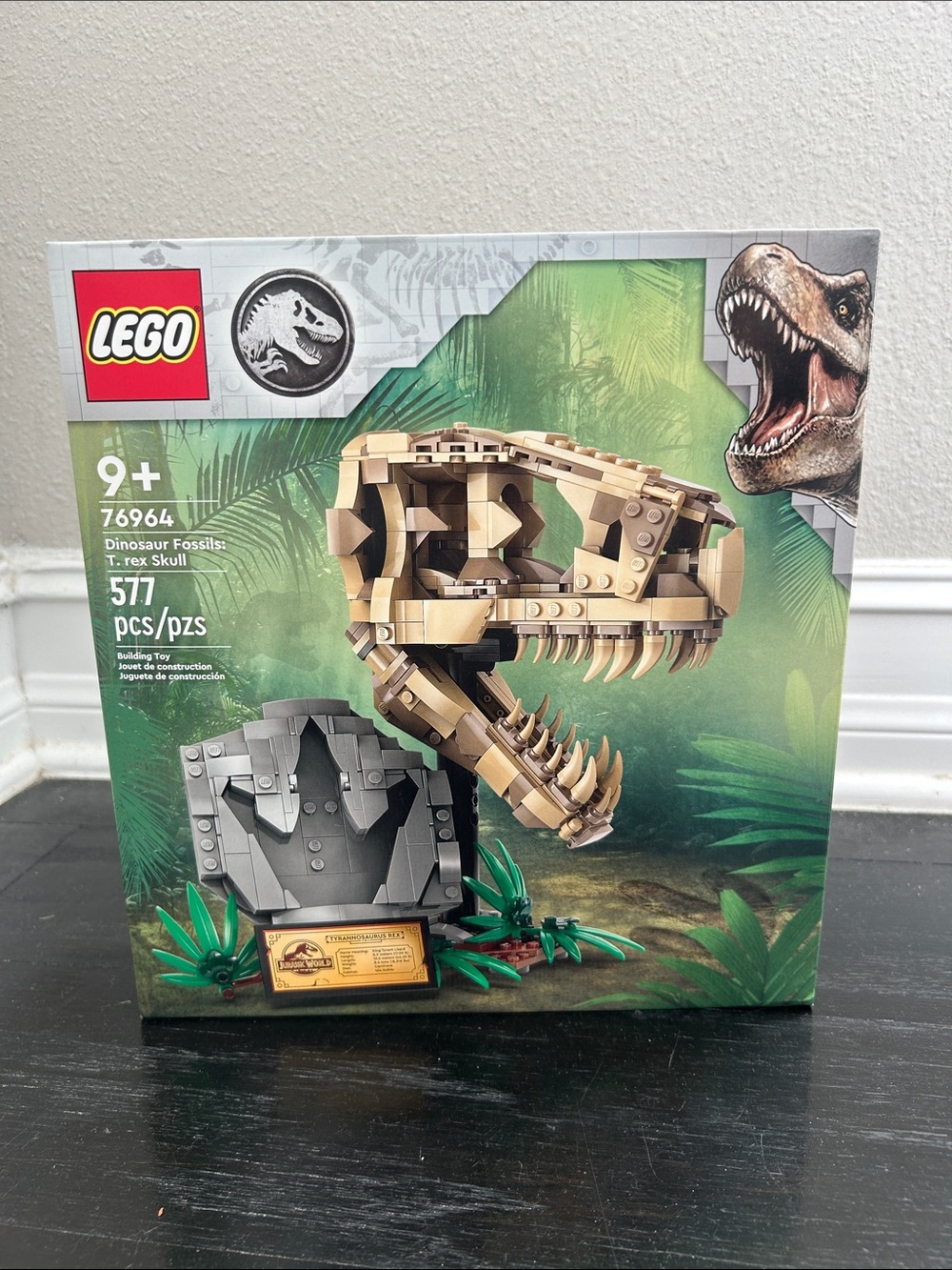 LEGO Jurassic World Dinosaur Fossils: T. rex Skull Toy 76964